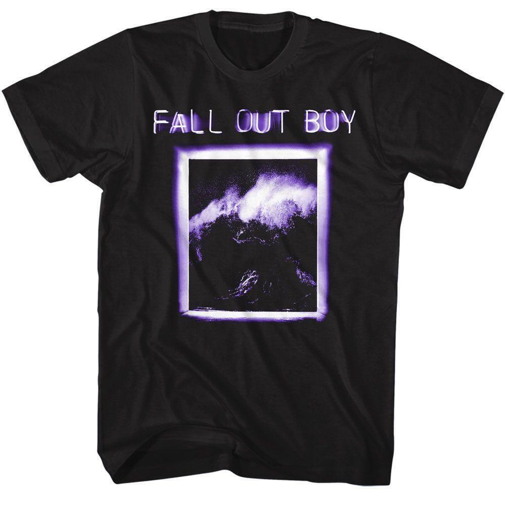 Fall Out Boy Wave Black T Shirt